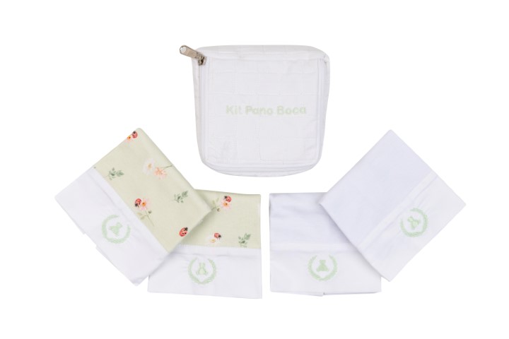 Kit Necessaire Pano de Boca 5pçs