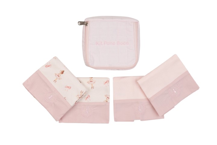 Kit Necessaire Pano de Boca 5pçs