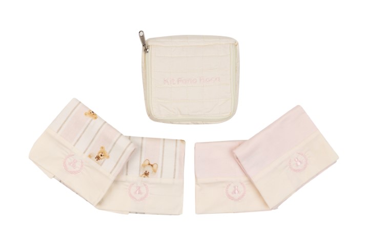 Kit Necessaire Pano de Boca 5pçs