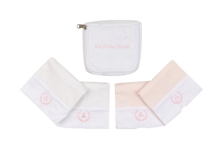 Kit Necessaire Pano de Boca 5pçs