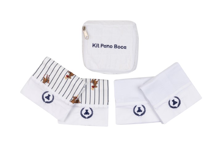 Kit Necessaire Pano de Boca 5pçs