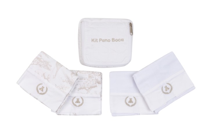 Kit Necessaire Pano de Boca 5pçs
