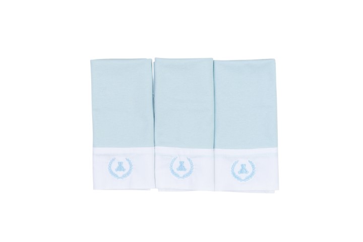 Kit Pano de Boca Malha 3pçs