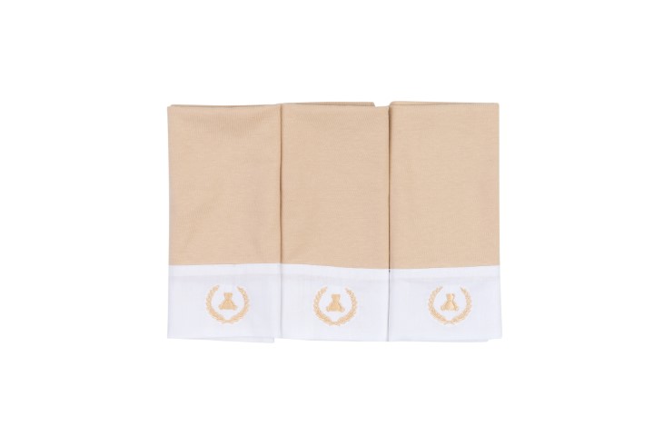 Kit Pano de Boca Malha 3pçs