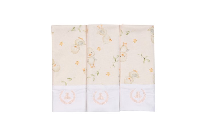 Kit Pano de Boca Malha 3pçs