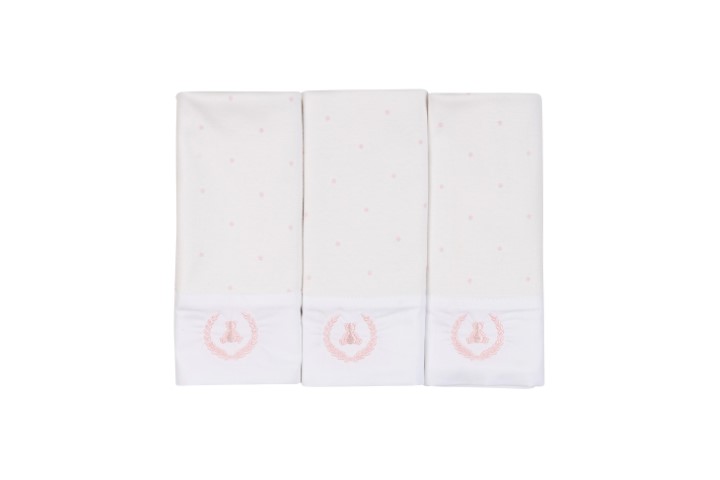 Kit Pano de Boca Malha 3pçs