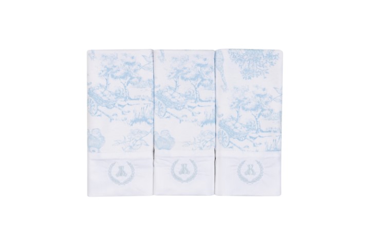 Kit Pano de Boca Malha 3pçs