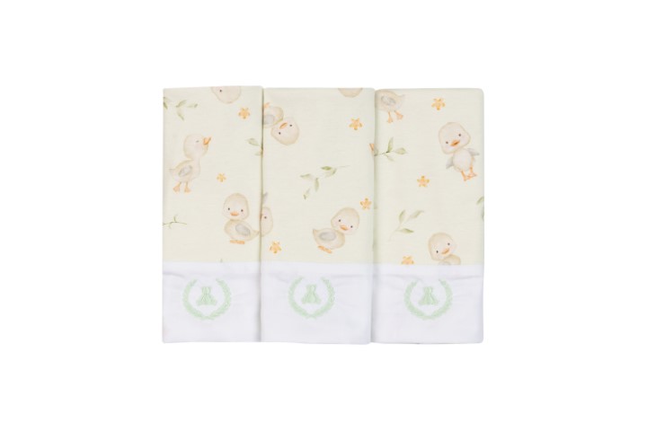 Kit Pano de Boca Malha 3pçs