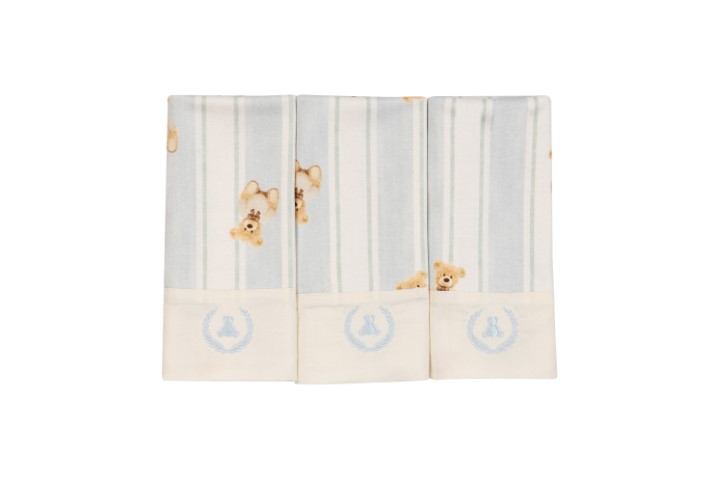 Kit Pano de Boca Malha 3pçs