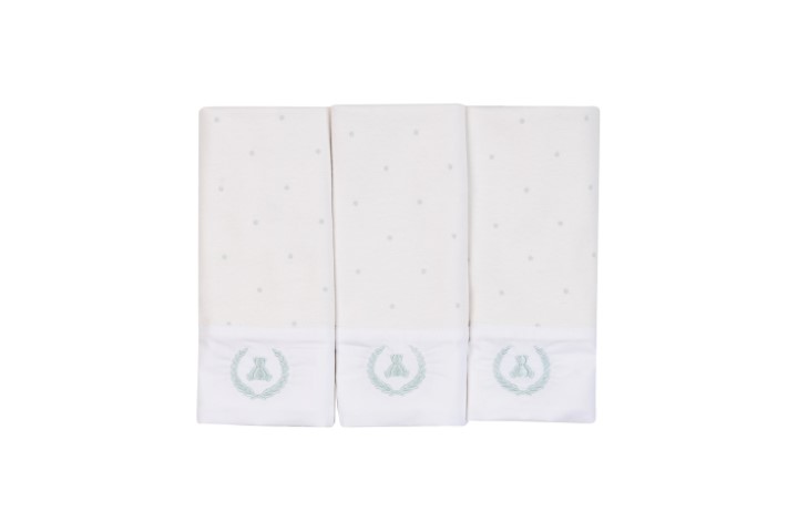 Kit Pano de Boca Malha 3pçs