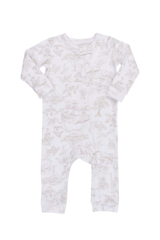 Macacão com Zíper Pijama Infantil