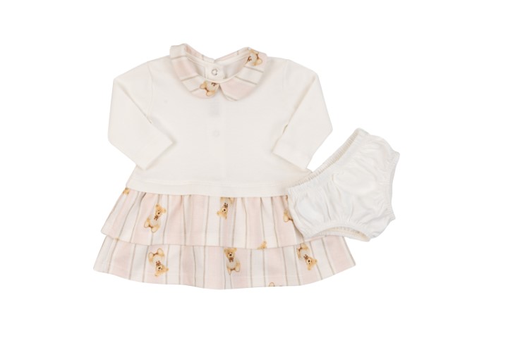 Vestido Gola Babado com Calcinha 2pçs