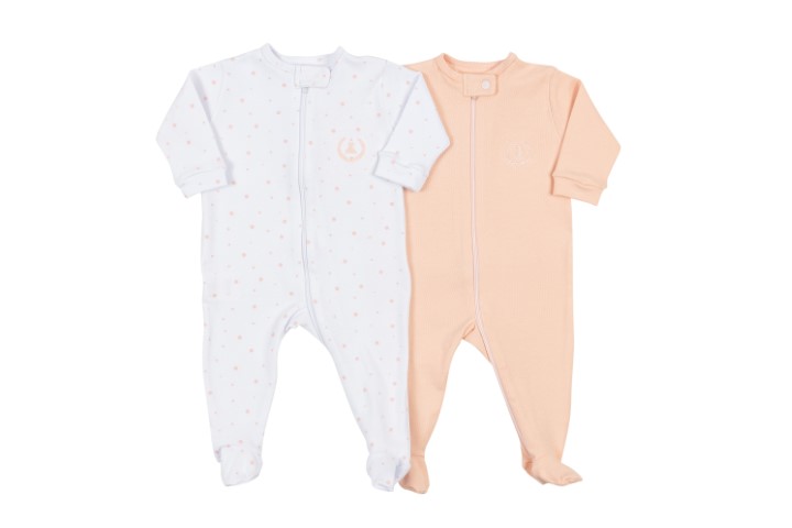 Kit Macacão com Zíper e Pé 2pçs