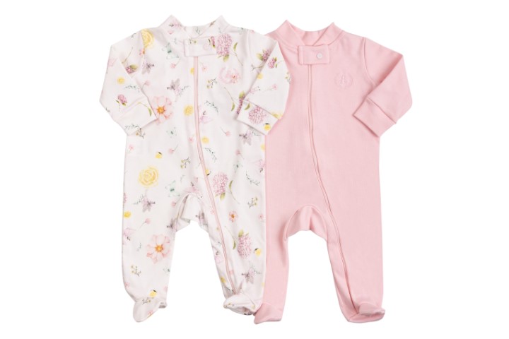 Kit Macacão com Zíper e Pé 2pçs