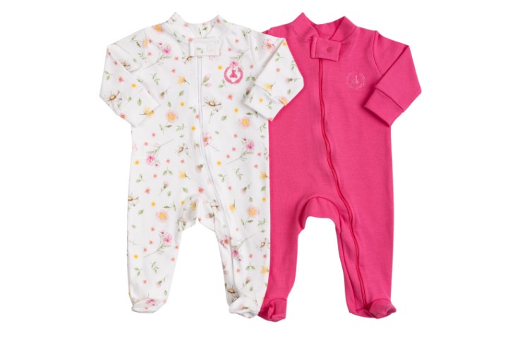 Kit Macacão com Zíper e Pé 2pçs