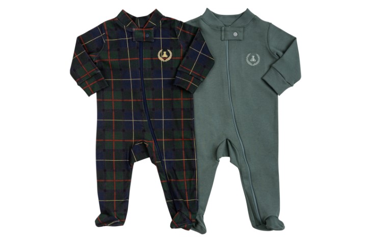 Kit Macacão com Zíper e Pé 2pçs