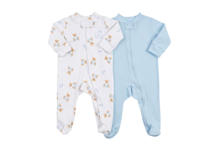 Kit Macacão com Zíper e Pé 2pçs