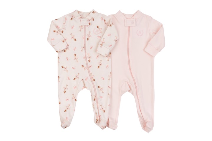 Kit Macacão com Zíper e Pé 2pçs