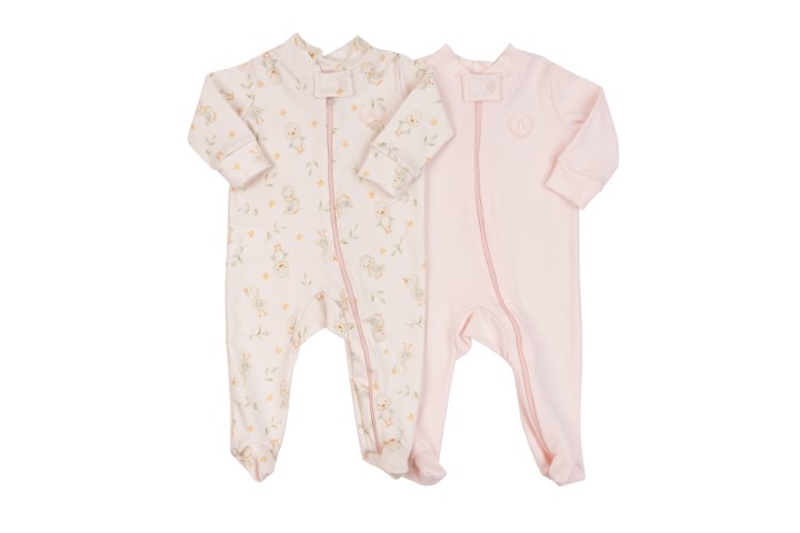 Kit Macacão com Zíper e Pé 2pçs