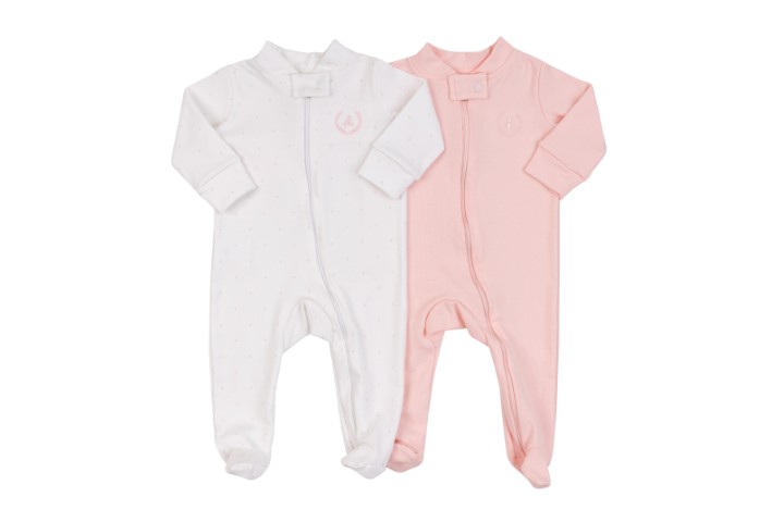 Kit Macacão com Zíper e Pé 2pçs