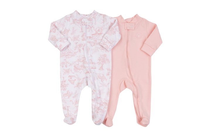 Kit Macacão com Zíper e Pé 2pçs