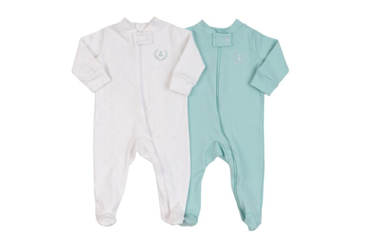 Kit Macacão com Zíper e Pé 2pçs