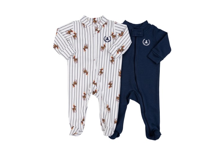 Kit Macacão com Zíper e Pé 2pçs