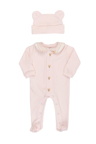 Kit Macacão Gola e Toca Urso 2 Pçs