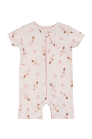 Macacão Curto Com Zíper