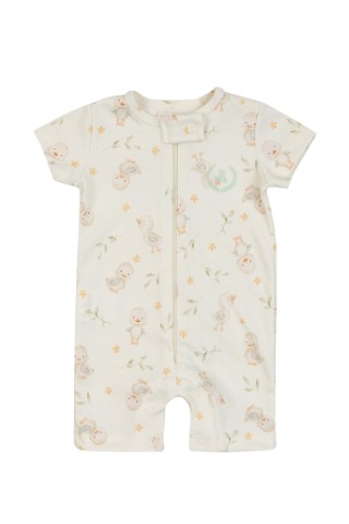 Macacão Curto Com Zíper